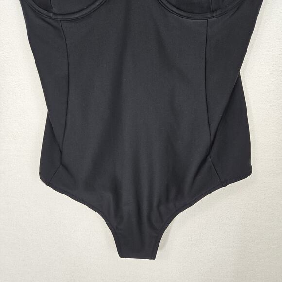 Old Navy One Piece Swimsuit Sz 1X Plus Black Underwire Cups NEW - Picture 3 of 11